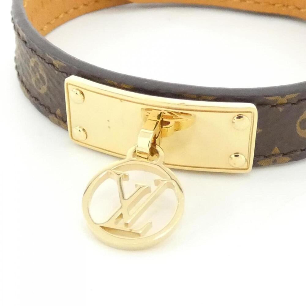 LOUIS VUITTON Brown Monogram Charm Bracelet - Picture 3 of 4